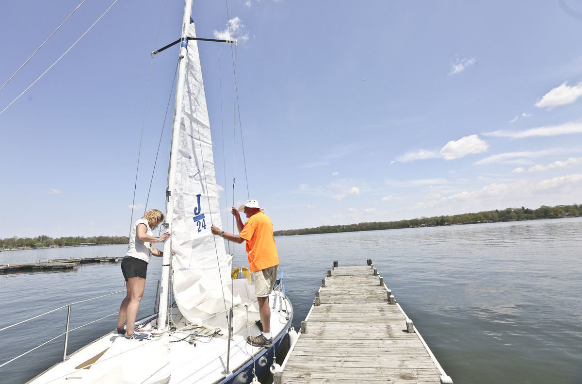Feel the wind in your hair while boating on Lake Decatur